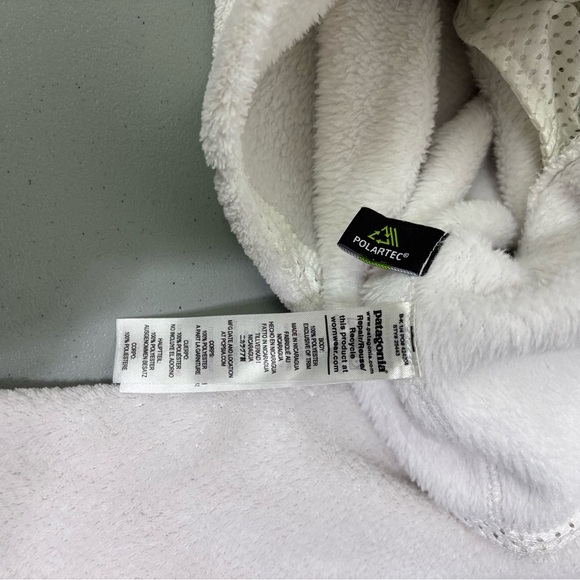 Patagonia Re-Tool Snap T Pullover Sweatshirt Jacket Soft Women's Small Ivory - Picture 8 of 11